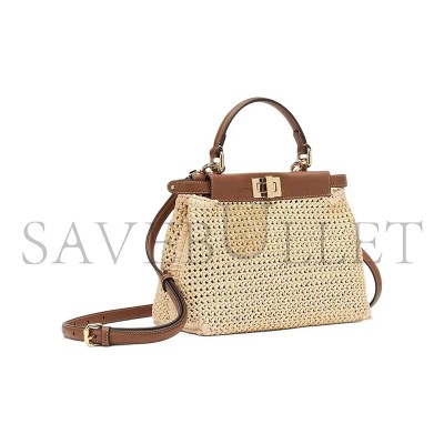 FENDI MINI PEEKABOO TOTE BAG 8BN244AOVPF1PII (23*18*11m)